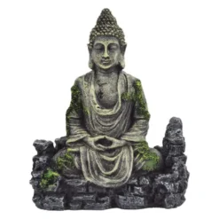 Figura de Buda en Resina para Decoración de Acuarios