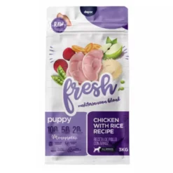 Fresh Mediterranean Blend Pollo y Arroz Puppy para Perros