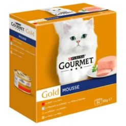 Friskies Gourmet Gold Mousse Surtidos 4 sabores 8 Latas 85g