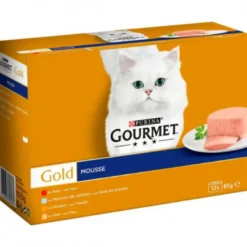 Friskies Gourmet Gold Mousse Surtidos Pack 12 Latas de 85g
