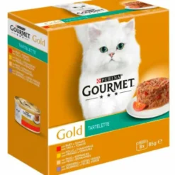 Friskies Gourmet Gold Tartelette Surtidos 4 sabores 8 Latas 85g
