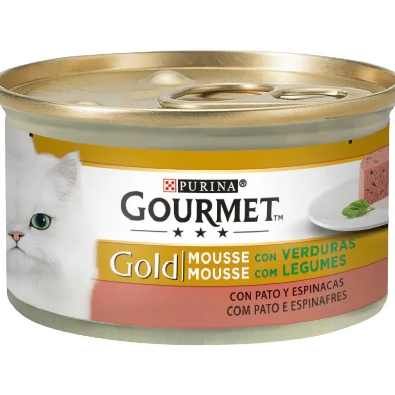 Gourmet Gold Mousse Pato y Espinacas 85gr