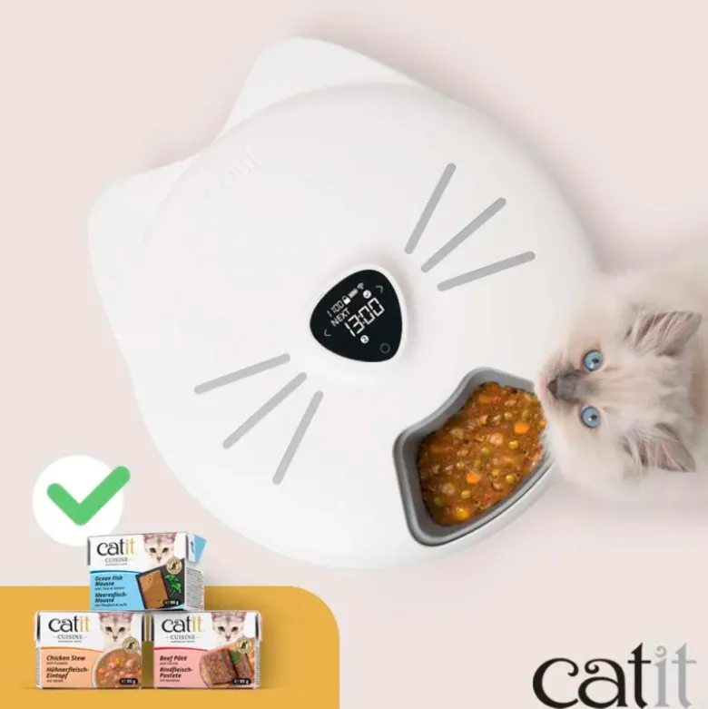 Guiso Catit Cuisine de Vacuno con Verduras para Gatos