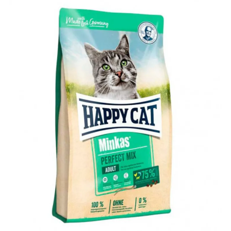 Happy Cat Minkas Mix, Pescado, Cordero y Pollo