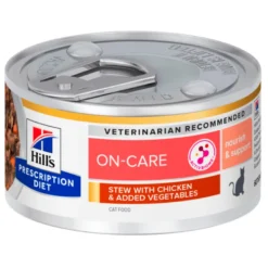 Hill's Prescription Diet Feline On Care Estofado Pollo y Verduras Lata 82g