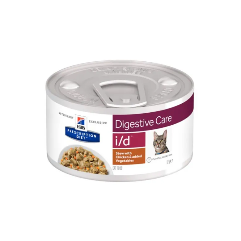 Hills Prescription Diet Feline Digestive Care i/d Pollo y Verdura lata 82g