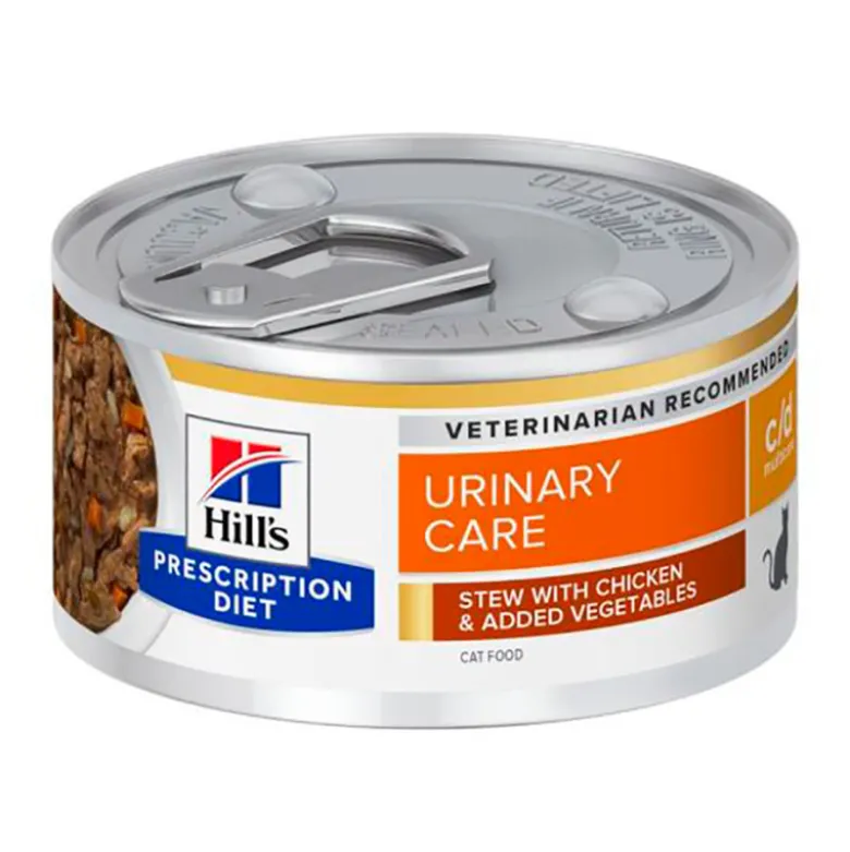 Hill's Prescription Diet Feline c/d Multicare Pollo y Verduras Lata 82g