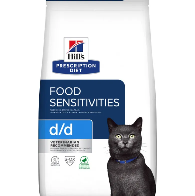 Hill’s Prescription Diet Food Sensitivities D/D Pato Gatos