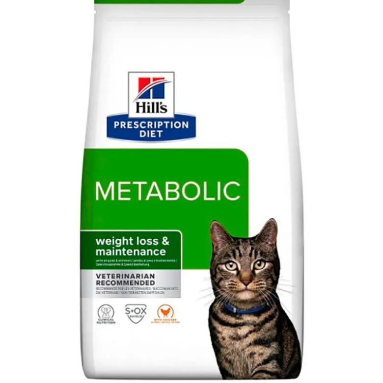 Hills Prescription Metabolic Pollo Feline pérdida de peso
