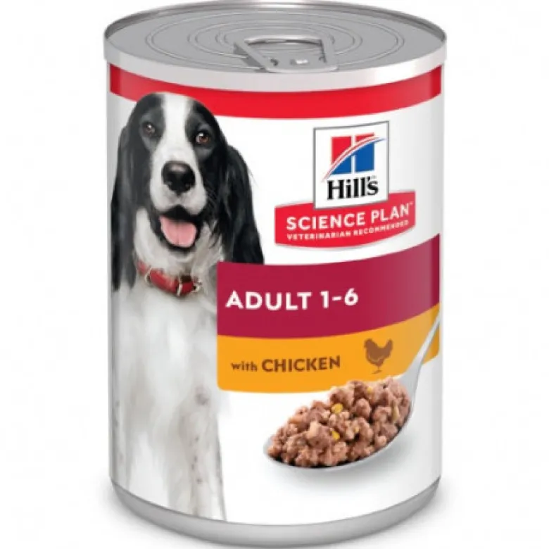 Hills Science Plan Canine Adult con Pollo Lata 370g