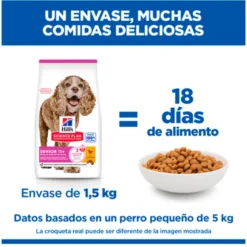 Hills Science Plan Senior 11+ Small & Mini Pollo