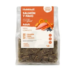 Hobbitalf Air-Dried Superfood Salmón y Pavo para Perros Adultos