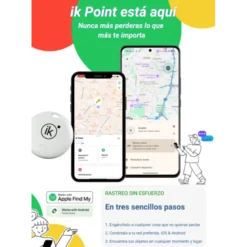 Ik Point Chapa Localizador GPS para Mascotas