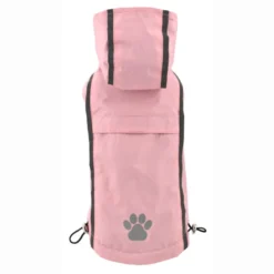 Impermeable Reversible Rosa Love para Perros