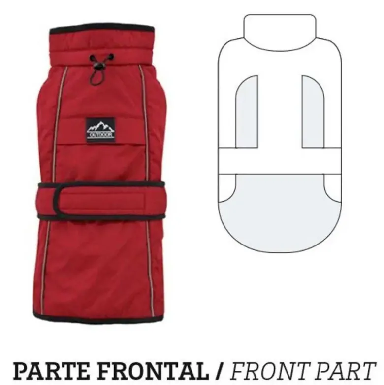 Impermeable Tormenta Perfecta Forro Polar para Perros