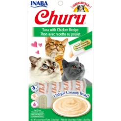 Inaba Churu Puré de Pollo y Atún para Gatos