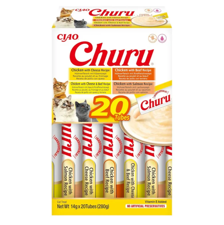 Inaba Churu Variedades de Pollo con Buey para Gatos