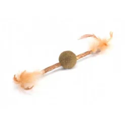 Juguete Baston Pelota Matatabi con Plumas