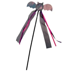 Juguete Caña Fright Murciélago Oscuro para Gatos 48cm
