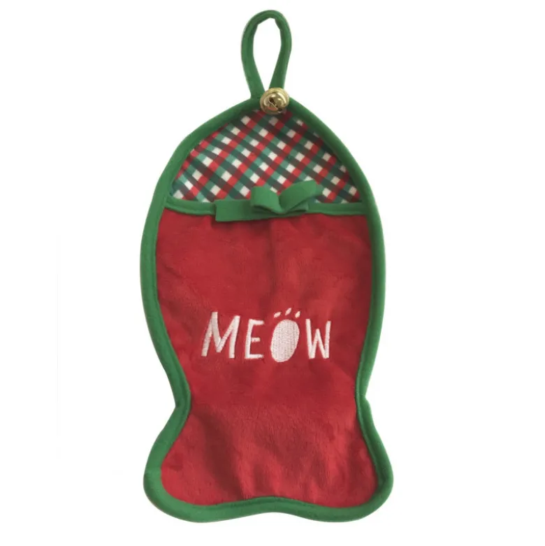 Juguete Calcetín Navideño para Gatos