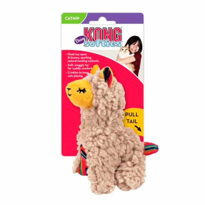 Juguete Kong Softies Buzzy Llama para Gatos