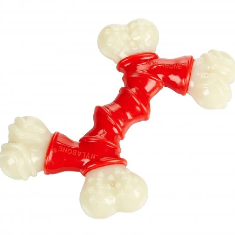 Juguete Nylabone Doble Sabor Bacon DuraChew