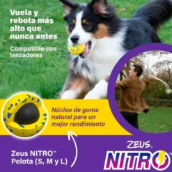 Juguete Zeus Nitro Bola Lastrada para Perros