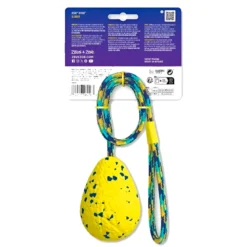 Juguete Zeus Nitro Pelota Lastrada con Cuerda para Perros