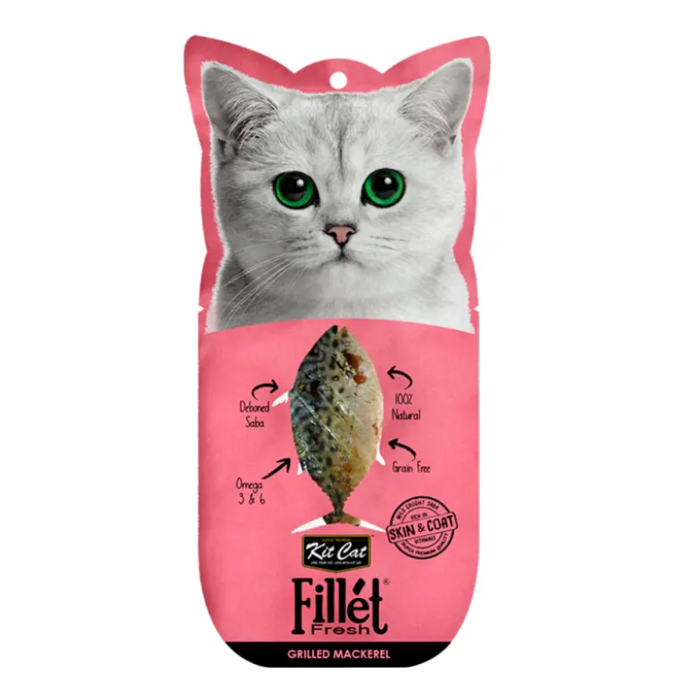 Kit Cat FilletFresh Caballa a la Parrilla para Gatos