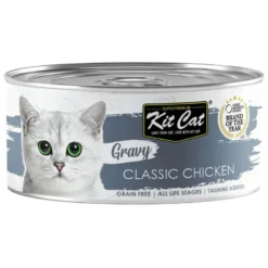 Kit Cat Pollo Classic en Salsa para Gatos Lata 70g