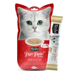 Kit Cat PurrPure Plus Skin & Coat Puré de Atún para Gatos 60g