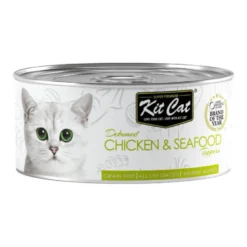 Kit Cat Toppers Pollo y Atún en Gelatina para Gatos Lata 80g