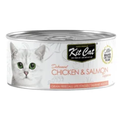 Kit Cat Toppers Pollo y Salmón para Gatos Lata 80g