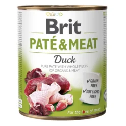 Lata Brit Paté de Pato 800g