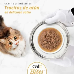 Lata Catit Cuisine Bites de Atún para Gatos
