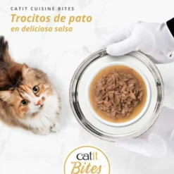 Lata Catit Cuisine Bites de Pato para Gatos