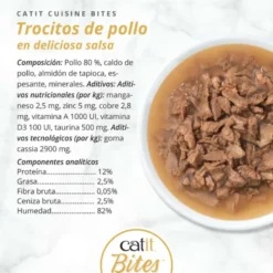 Lata Catit Cuisine Bites de Pollo para Gatos