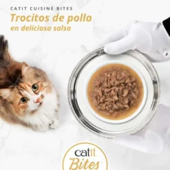 Lata Catit Cuisine Bites de Pollo para Gatos