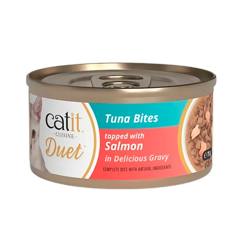 Lata Catit Cuisine Duet de Atún con Salmón para Gatos