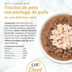 Lata Catit Cuisine Duet de Pato con Pollo para Gatos