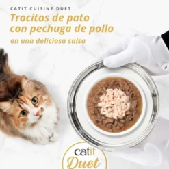 Lata Catit Cuisine Duet de Pato con Pollo para Gatos
