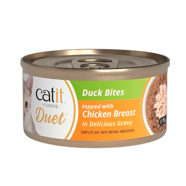 Lata Catit Cuisine Duet de Pato con Pollo para Gatos