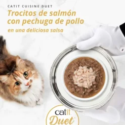 Lata Catit Cuisine Duet de Salmón con Pollo para Gatos