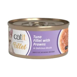 Lata Catit Cuisine Fillet de Atún con Gambas para Gatos