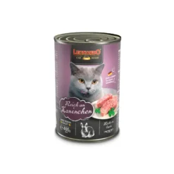 Lata Leonardo Feline Rico en Conejo 400g