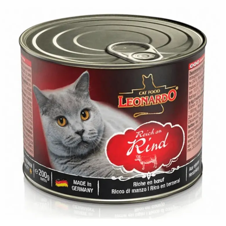 Lata Leonardo Rico en Ternera 200g