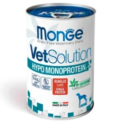 Lata Monge Vet Solution Hypo Monoproteico Cordero para Perro 400g