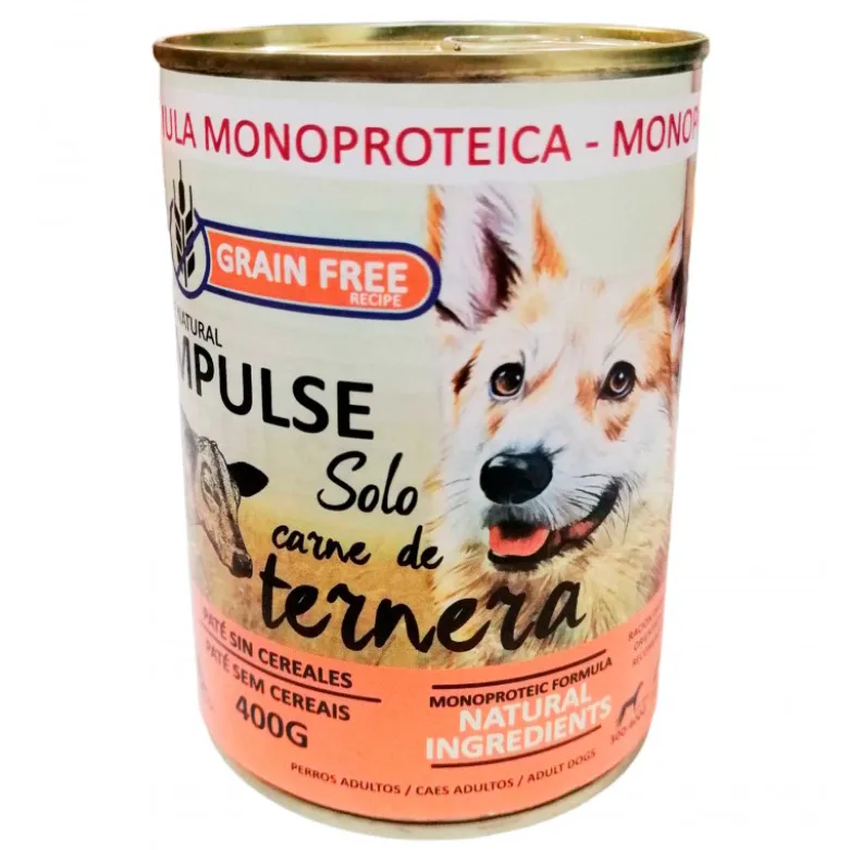 Lata Natural Impulse GF Paté de Ternera 400g