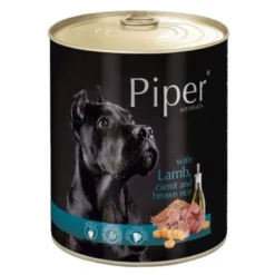 Lata Piper Cordero con Zanahoria y Arroz Integral para Perros