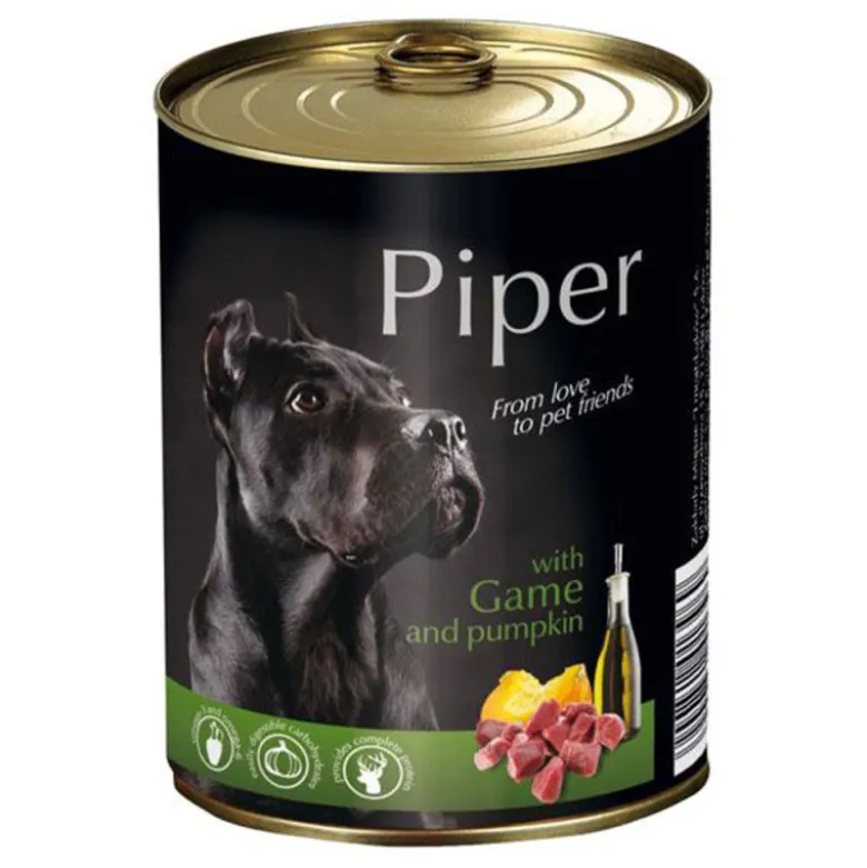 Lata Piper Gamo y Calabaza para Perros